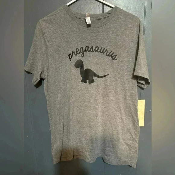 Bella Canvas Tops - PREGASAURUS 🦖 MATERNITY SHIRT